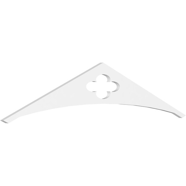 Ekena Millwork Pitch Turner Architectural Grade PVC Gable Pediment, 60"W x 12 1/2"H x 1"P (5/12) GPP060X013X100TUR - main